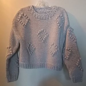 chunky crop sweater